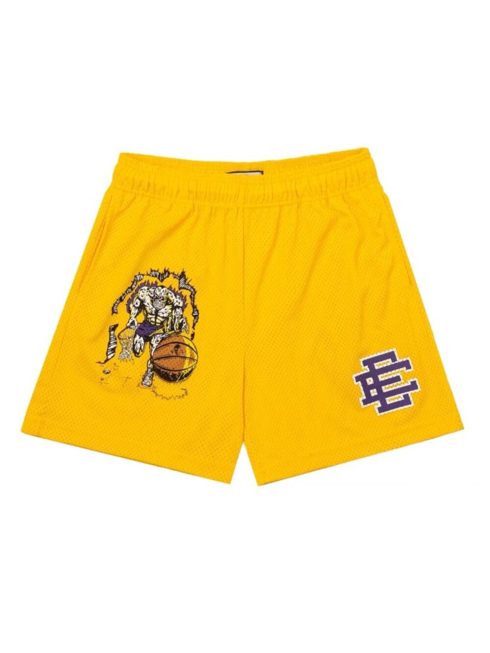 Eric Emanuel x Warren Lotas EE Basic Short Yellow Medium SS22 BRAND NEW IN HAND